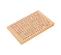 Hemobllo 30pièces Tirelire Epargne Budget Bois avec Autocollants Interchangeables pour Suivi des Économies Planification Financière et Objectifs Ajustables