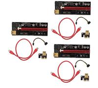 Hemobllo 3ensembles Adaptateur Pci-e Câble USB Riser Gpu pour Mining Compatible avec Slots Pci-e Alimentation Indépendante Et Installation Facile Et Stable