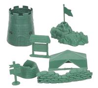 Hemobllo 3Ensembles Modèles de Jouets Militaires DIY Kit de Construction de Scène pour Garçons Ans Jouets Sécurisés et pour
