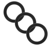 Hemobllo 3pcs Anneaux en Caoutchouc Noir pour Enregistreur Cassette, Pièce Fine et Robuste, Accessoires pour Courroie D'entraînement de Magnétophone à Cassettes