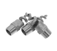 Hemobllo 3pcs Buse D'atomisation en Spirale 1/2 Pouce en Acier Inoxydable Argenté Filetage, Pulvérisateur Ignifugé Facile à Installer pour Gaz et Jardin