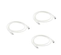 Hemobllo 3pièces Câble Extenseur Type-c USB Male à Femelle Compatible Switch Pro Et Note Argenté