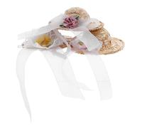 Hemobllo 3pièces Chapeau pour Poule Mini Sombrero Tissé Chapeau pour Petit Animal De Compagnie Couvre-Chef Amusant pour Oiseau Et Hamster Accessoire De Fête pour Animaux