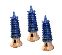 Hemobllo 3pièces Décoration Forme De Balise Décorations De Jardin Balise Décorative Ornement De Bouteille De De Terrarium Mousse