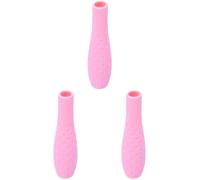 Hemobllo 3pièces Housse De Silicone pour Stylet Antidérapant Rose Léger Et Confortable Réduit La Fatigue du Poignet Protège des Chocs Et Rayures
