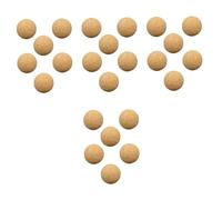 Hemobllo 4 Ensembles Balles De Liège Remplaçables pour Table De Football Accessoire De Football À Usure Multi pour Décoration Et Jeu 6 Pièces * 4