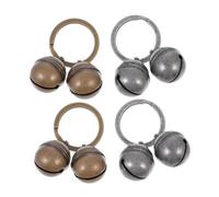 Hemobllo 4 Ensembles Cloche de Collier pour Chat Ensemble de Accessoires avec Double Cloches Décoration et Formation pour Animaux de Compagnie et Fort Design Pratique et