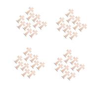 Hemobllo 4 Ensembles Croix Première Décoration Religieuse Minimaliste Décorations De Crucifix Ornement De Baptême Croix Debout Décoration De Fête 10 pièces * 4