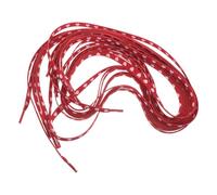 Hemobllo 4 Paires Lot de Lacets Plats en Polyester Rouge à Motifs Cœurs Blancs, 120cm, pour Baskets Toile, Faciles à Nouer et Dénouer, Usage Quotidien