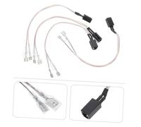 Hemobllo 4 pièces Adaptateur Câble Haut-Parleur Voiture Connecteur Harnais Fil Audio Haute Fréquence Installation sans Soudure pour Système Audio Auto Compatible