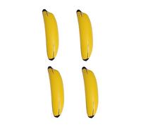 Hemobllo 4 pièces Banane Gonflable PVC pour Garçon Fille Accessoire Plage et Piscine de Bain Amusant et Décoratif