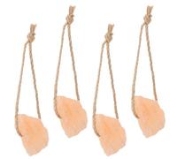 Hemobllo 4 Pièces Blocs de Sel pour Animaux Brique à Lécher Le Sel Minéral à Suspendre, Supplément Minéral pour Animaux Mangeurs de Plantes, pour Lapins, Moutons et Chèvres