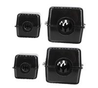 Hemobllo 4 pièces Boîte de Multiplication Végétale Haute Pression Dispositif de Bouturage et Réutilisable Boîte Carrée Noire et Petite pour Racines Darbres et Plantes Dintérieur et