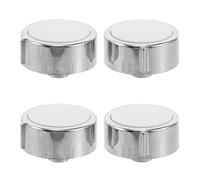 Hemobllo 4 Pièces Bouton de Minuterie Interrupteur de Commande Résistant à L Usage Quotidien en Plastique Argenté pour Appareil Cuisine et Friteuse à Air