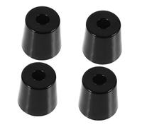 Hemobllo 4 pièces Bumper pour Porte de Remorque Camion Protection Cône Caoutchouc Isolant Amortisseur Rayures pour Porte Rampe Facile à Installer avec Rondelles Accessoire Auto pour