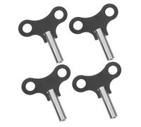 Hemobllo 4 pièces Clé de Remontage Horloge Mécanique Métal Robuste pour Pendule Ancienne et Horloge à Poser Outil Facile à Utiliser pour Réparation et Remplacement