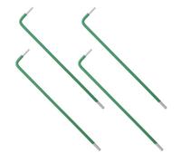 Hemobllo 4 Pièces Clé Hexagonale à Tête Sphérique 2,5mm, Long Manche | Portée Prolongée et Entrée Inclinée, pour Vis à Six Pans et Montage Mobilier