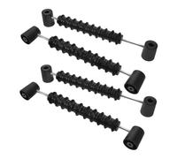 Hemobllo 4 pièces Compteurs de Score pour Football de Table Accessoires de Tableau de Bord Plastique Noir Installation Stable pour Jeux de Foosball Intérieur et Extérieur