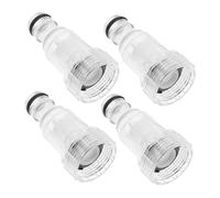 Hemobllo 4 pièces Connecteur Filtre Entrée Eau pour Nettoyeur Haute Pression Accessoires Lavage Voiture Plastique Compatible Buses à Connexion Rapide Protection Débris pour Machine à Laver