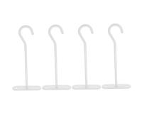 Hemobllo 4 pièces Crochets de Plafond pour Suspension Plantes Kit Blanc Supports Robustes pour Jardinière Balcon et Pots Suspendus Crochets Muraux Gain de Place pour Plantes Mangeoires