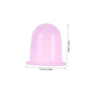 Hemobllo 4 pièces Cupping Apparatus Set Silicone Suction Cups For Massage Therapy Manual Vacuum Body Massage Relaxation Muscle Tension Relief Home Use