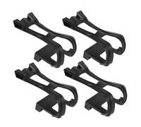 Hemobllo 4 Pièces Cycling Pedal Cage Adjustable Toe Clips for Exercise and Outdoor Bikes Fit Secure and Bicycle Pedal Accessories