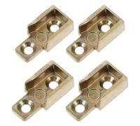 Hemobllo 4 Pièces de Gâche de Verrouillage pour Fenêtres à Battants en Alliage de Zinc Jaune Accessoire de Sécurité Robuste pour Porte et Fenêtre Fixation par Tringle de Liaison