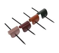 Hemobllo 4 pièces Épingles Chignon Cuir et Bois Barrettes Cheveux Femme Simples Légères et Durables Accessoires Coiffure pour Cheveux Longs Bouclés et Lisses