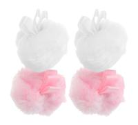 Hemobllo 4 Pièces Houppette à Maquillage, Poudre Maquillage, Coton, Forme Boule Duveteuse, Compacte et Portable, pour Usage à Domicile Magasin, pour Femmes Plusieurs styles