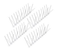 Hemobllo 4 pièces Kit Pigeons Acier Extérieures pour Balcon et Jardin Barrière Sûre pour Oiseaux et Intrus