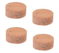 Hemobllo 4 pièces Liège pour Trombone Coussinets Détanchéité Naturels pour Clés Dinstruments à Vent Accessoires de Remplacement Pratiques pour Trombone Alto et Baryton Couleur Kaki