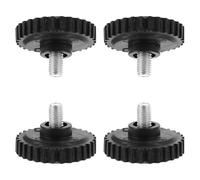 Hemobllo 4 Pièces Lot de Filetés Réglables pour Meubles et Balances Électroniques Patins Caoutchouc Antidérapants pour Tables Chaises Armoires et Tabourets Support Stable et Ajustable