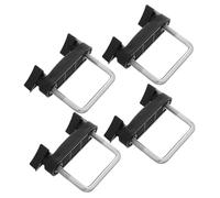 Hemobllo 4 pièces Lot de Pinces pour Barres de Galerie de Toit Fixations Stables pour Porte-Bagages de Voiture Clips Robustes pour Accessoires de Montage Coffre Toit