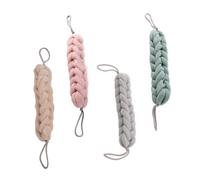 Hemobllo 4 pièces Lot de Serviettes Exfoliantes Longues pour Bande Nettoyante Dos à Mousse Riche Texture Souple pour Peau et Éclatante Couleur Aléatoire Couleur Aléatoire