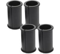 Hemobllo 4 Pièces Manchon en Caoutchouc pour Microphone Rondelles D'espacement Noir Accessoires Micro Adaptés pour Utilisation en Prise de Son
