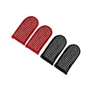 Hemobllo 4 pièces Maniques Cuisine Isolantes Lot de Protège Poignées Casseroles Résistants Chaleur Antidérapants pour Poignée Casserole et Poignet Protection Main Brûlure pour Cuisine