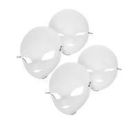 Hemobllo 4 Pièces Masques Mat PVC à Peindre Masques de Carnaval Masquerade Diy pour Halloween Cosplay et Accessoires de Costume