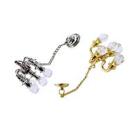 Hemobllo 4 Pièces Miniature Suspension Plafonnier pour Maison de Poupée Accessoires DIY Luminaire Suspendu Élégant pour Décoration Intérieure