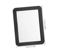 Hemobllo 4 pièces Miroir Magnétique pour Rangement Miroir de Maquillage Compact pour Casier pour Salle de Bain pour Usage Intérieur et Cadeau Pratique