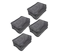 Hemobllo 4 pièces Organisateur de Chaussures Portable Sac de Voyage pour Chaussures avec de Gris pour Garde Robe et Voyage