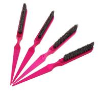 Hemobllo 4 pièces Peigne Coiffant Professionnel et Robuste Brosse Coiffure Démêlante pour Salon Massage et Soin Cheveux Bouclés Confort Dutilisation Quotidienne