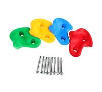 Hemobllo 4 pièces Prises Escalade Colorées pour Mur Intérieur et Extérieur Points Appui Sécurisés pour Garçon Fille Activités de Motricité et Jeux Collaboratifs
