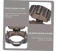 Hemobllo 4 pièces Protection de Boutons de Gaz pour Cuisinière Couvercles de Sécurité Garçon Fille Résistants Protection Accident pour Boutons de Four et Plaques de Cuisson Gris Foncé