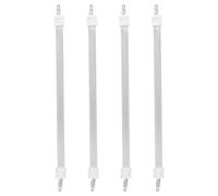 Hemobllo 4 Pièces Quartz Heating Element Tube Electric Heater Lamp Replacement for Sun Heater and Electric Furnace Efficient Heating Rod for Home and Patio Winter Use