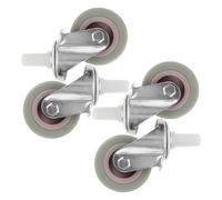 Hemobllo 4 pièces Roues de Remplacement pour Seau à Serpillère Roulettes pour Chariot de Nettoyage Accessoires Compatibles pour Seau de Lavage Mobilité Fluide