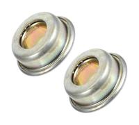 Hemobllo 4 pièces Roulements de Fourche pour Fauteuil Roulant Détachées Acier Renforcé Compatibles avec Fauteuils Roulants Déambulateurs et Rollators Direction Fluide et Confortable