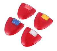 Hemobllo 4 Pièces Roulette à Marquage Forme de Cœur Craie de Couture Pratique Poudre pour Marquage de Blanc Rouge Bleu Jaune Accessoires de Couture Indispensables