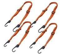Hemobllo 4 pièces Sangle Élastique Réglable pour et Vélo Corde Fixation Luggage Orange pour Casque et Bagages