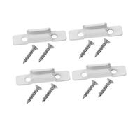 Hemobllo 4 pièces Serrure Fenêtre Alliage de Zinc Robuste de Remplacement Universelles pour Fenêtres Coulissantes et Portes RV Verrouillage Sécurisé et Durable