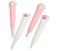 Hemobllo 4 pièces Stylos Neutres Décompression Stylos Cartoon Rigolos pour École et Étudiants Écriture Fluide Design Adorable Jouets Anti-stress Couleur Aléatoire Couleur Aléatoire